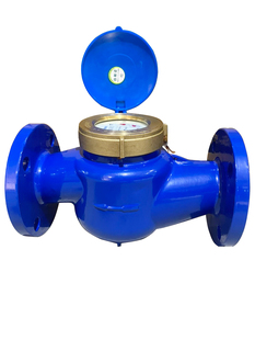 北致法兰水表dn50铁壳法兰旋翼湿式冷水表丝接099球磨铸铁埃美柯