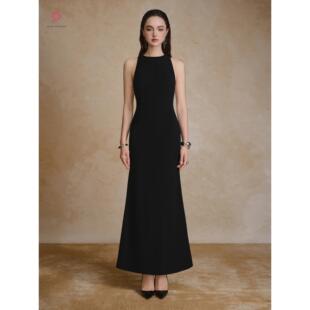 SELF系列露背绉纱长连衣裙定制 Arti Apparel越南品牌GENESIS