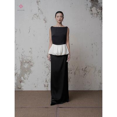 越南品牌女性魅力柔美长裙定制