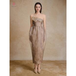 Apparel越南品牌GENESIS Arti SELF系列连衣裙 鹦鹉梨严选