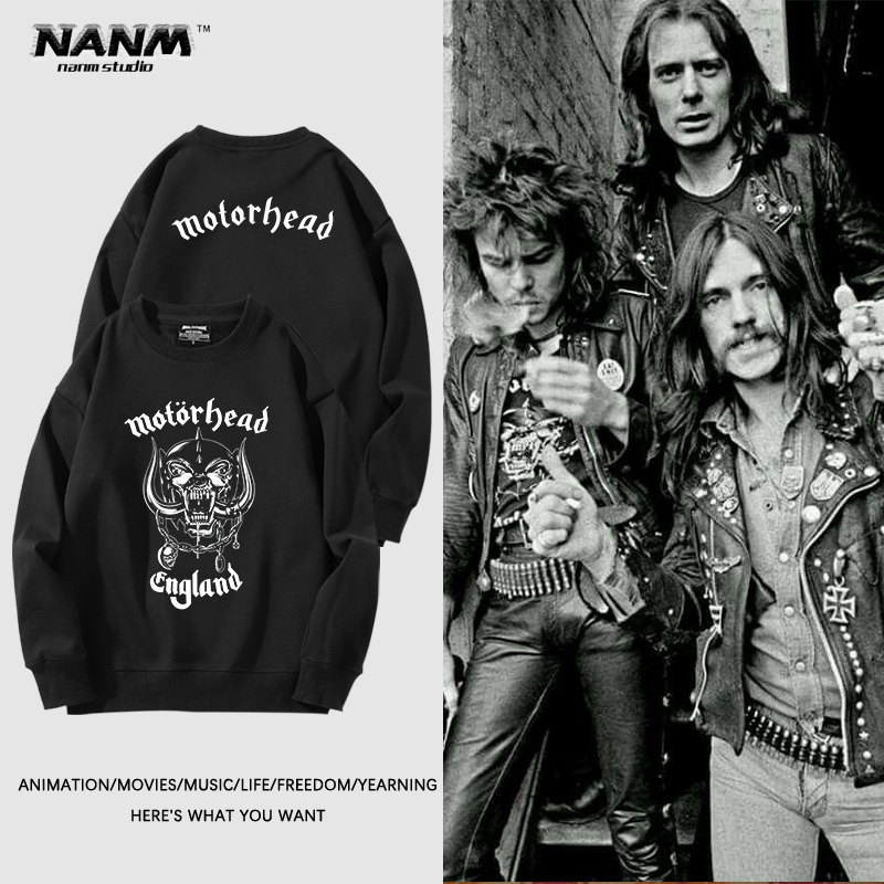 motorhead欧美摩托头金属摇滚乐队圆领卫衣男女秋冬加绒长袖外套,男装,卫衣,淘宝优惠券,粉丝福利购,淘宝优惠卷