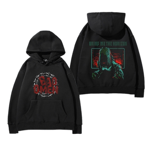 bring Me The Horizon乐队连帽卫衣男女生秋冬BMTH金属风摇滚上衣