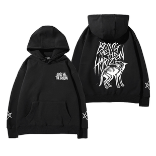 Bring Me the Horizon摇滚乐队连帽卫衣男秋冬英式金属风宽松上衣