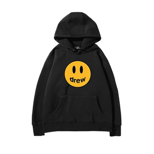 Justin Bieber house比伯同款连帽卫衣男女秋冬宽松drew情侣衣服