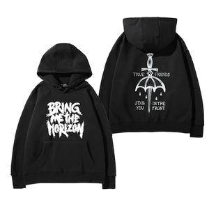 BRING ME THE HORIZON死核乐队连帽卫衣男女款摇滚印花加绒上衣潮
