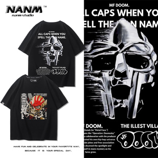 Punch乐队t恤短袖 Death 男夏季 美式 Five 街头潮酷硬核半袖 Finger