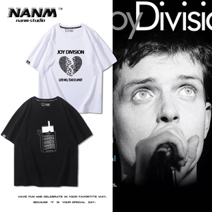 Joy Division乐队周边短袖T恤男女生夏季纯棉美式复古休闲半袖潮