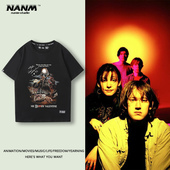 Bloody Valentine乐队t恤短袖 男女夏季 纯棉宽松潮流半截袖 上衣