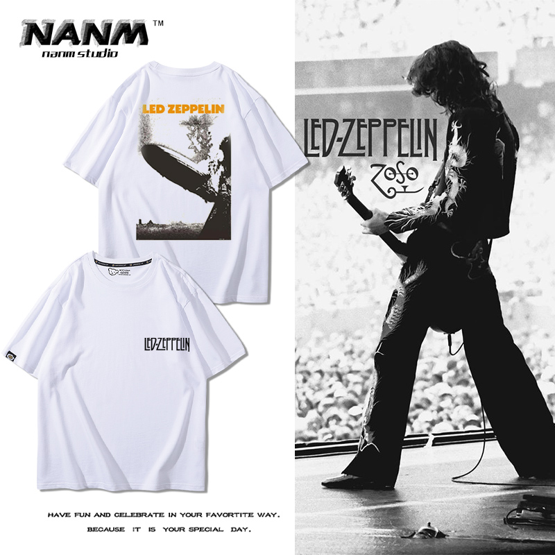 短袖T恤男夏季摇滚高街简约潮流