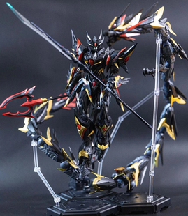 摩动核MG高达吕布敖丙曹仁干将白起拼装机甲模型玩具动漫手办盲盒