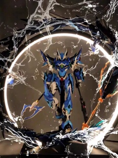 魔动核敖丙吕布青龙曹仁关羽拼装男积木拼装玩具拼装盲盒