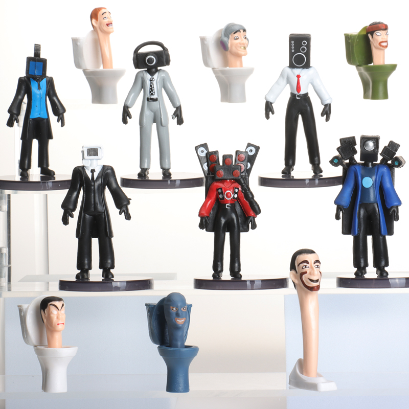 马桶人和监控人手办的玩具大战对战人偶vs玩偶娃模型公仔男女礼物