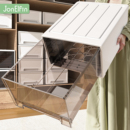 收纳箱分层式 收纳衣柜透明收纳盒家用衣服储物塑料整理箱子 抽屉式