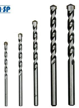 TASP 5pcs Masonry Drill Bits Tungsten Carbide Tipped Concret
