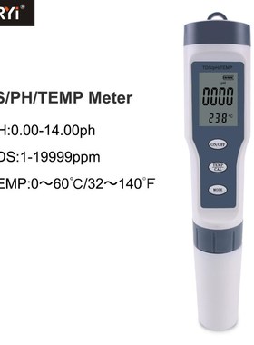NEW Digital Water Tester 4 in 1/3 in 1 Test EC/TDS/PH/TEMP W