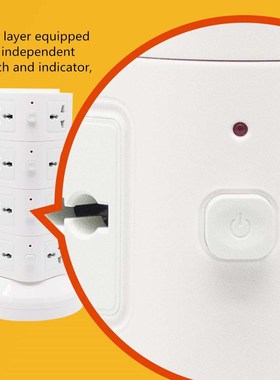 Multi Layer Vertical Power Socket Powerboard Tower Socket 9