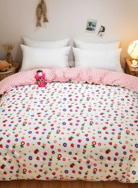 cotton Duvet Cover printing quilt cover Single Double Q