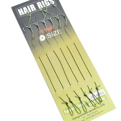 Carp Fishing Boilie Rig 6pcs/set Loops Coated Line Ready Mad