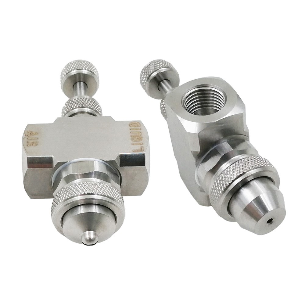 Air atomizing nozzle,siphon water misting air atomizer nozzl