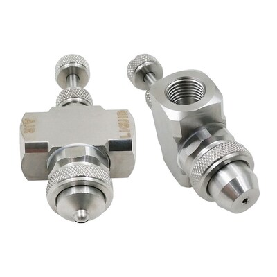 Air atomizing nozzle,siphon water misting air atomizer nozzl