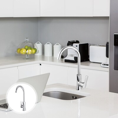 1 Set Cold and Hot Water Faucet Splash-proof Convenient Goos