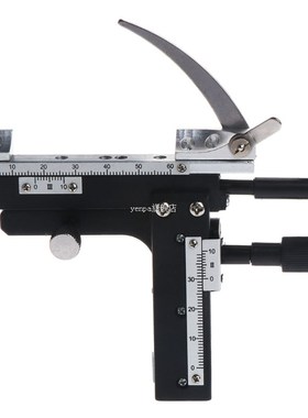 Microscope Attachable Mechanical Stage X-Y Moveable Caliper