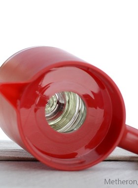 1L Home Thermal Flask Coffee Glass Liner Solid Wood Handle I