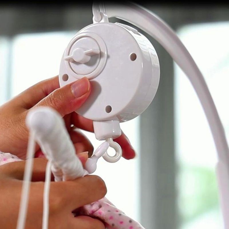 Baby Crib Musical Mobile Rattle Plush Pendant Bed Bell Wind