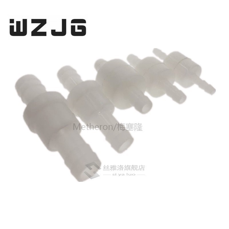 Plastic One-Way 4/6/8/10/12 Non-Return Water Inline Fluids C