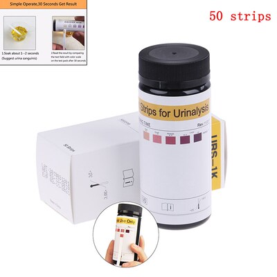 50pcs PH Meter Ketone Strips Home Ketosis Urine Test-Atkins