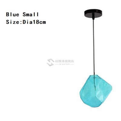 Modern Colored Crystal Glass Chandelier Individual Restauran