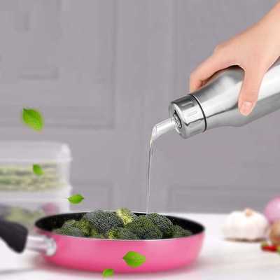 Seasoning Oil Bottle Sauce Bottle Stainless Steel  Oil Spray