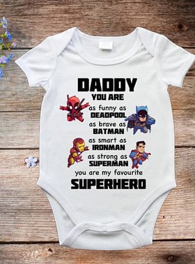 Kids Baby Boys Girls Jumpsuits Cartoon Printed Batman Super