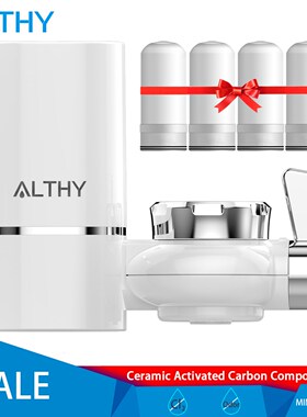 ALTHY Tap Water Filter Purifier Kitchen Faucet Water Purific