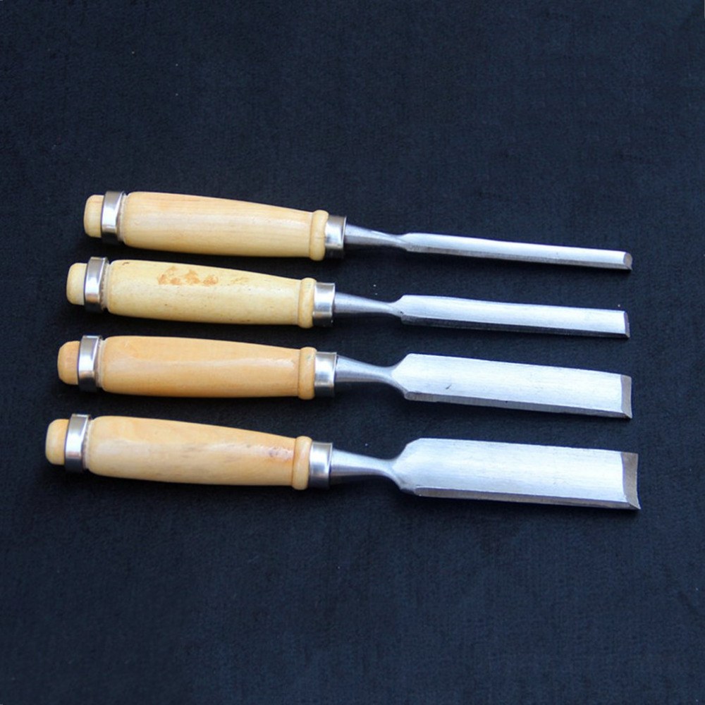 4PCS Gouge Set Wood Carving Chisel Tool 8/12/18/25mm Cutting