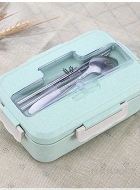 Leakproof Lunch Box Separate Compartments Children School Be