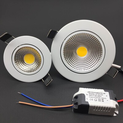 Dimmable Led downlight light COB Ceiling Spot Light 5W 7W 9W
