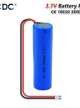 3800mAh 18650 Li-ion Battery 3.7V Rechargeable With XH-2P  R