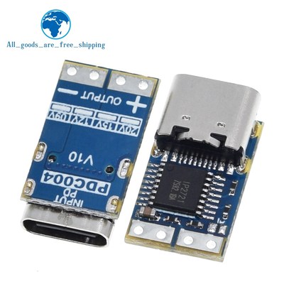 Type-C PD decoy module PD2.0 PD3.0 to DC DC trigger extensio