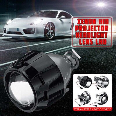 Pair Universal 2.5'' Car HID Bi xenon H1 Projector Lens Aut