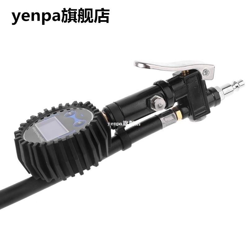 Digital Air Tyre Tire Inflator w/ Pressure Gauge 200PSI Chuc