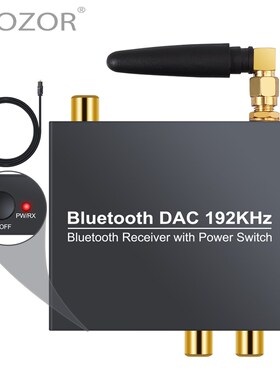 PROZOR DAC Digital to Analog Audio Converter with Bluetooth