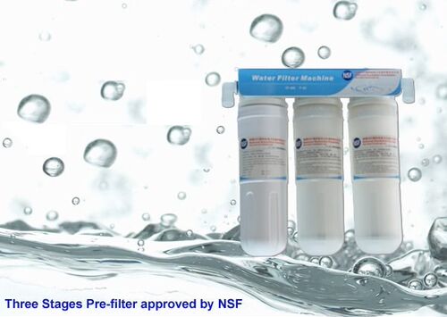 3 stage pre filter (2pcs PP, 1 pc carbon filter) for water i