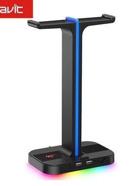 Havit Headphone Stand RGB Gaming Headset Standard Holder wi
