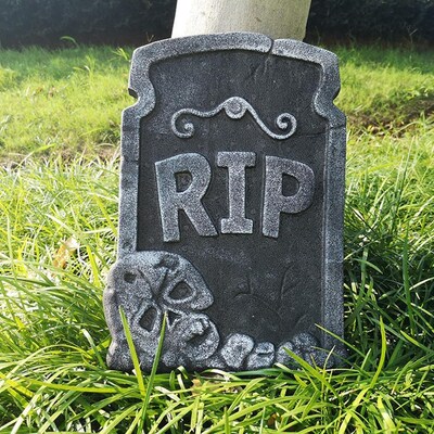 1PC Halloween Foam Tombstone Skeleton Tombstone Haunted