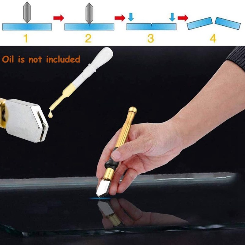 6Pcs/Set Diamond Gl Cutter Carbonization Tungsten Alloy Gles