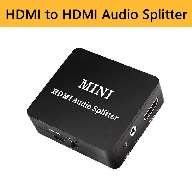 HDMI Audio Splitter to 3.5mm jack SPDIF COAXIAL out Amplifi