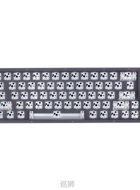 Keypro 66 key Custom Mechanical Keyboard Kit 65% 66 PCB CASE