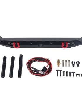 Metal Rear Bumper with LED Light for 110 RC Crawler  RX-4 A