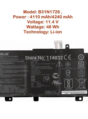 New 48Wh Laptop Battery B31N1726 for Asus TUF Gaming FX504 F